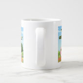 cooles Schweineziffer Jumbo-Tasse (Rückseite)