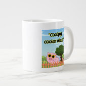 cooles Schweineziffer Jumbo-Tasse (Vorderseite Rechts)
