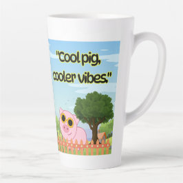 cooles Schweineziffer Milchtasse
