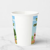 cooles Schweineziffer Pappbecher (Links)