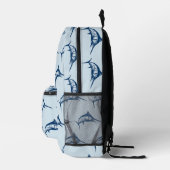 Cooles Schwertfisch-Muster Bedruckter Rucksack (Rechts)