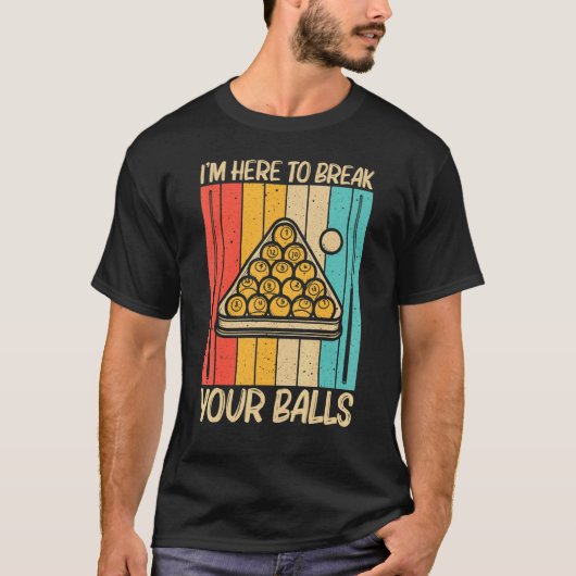Cooles Schwimmbad für Damen Snooker Billard 8 Ball T-Shirt (Vorderseite)