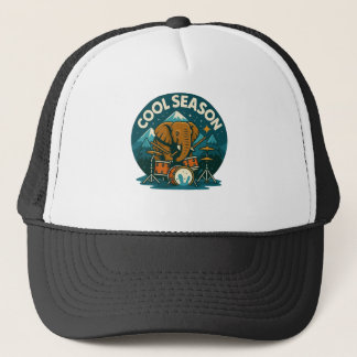 Cooles SEASON Elephant Drummer Grafikdesign Truckerkappe