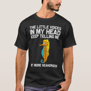 Cooles Seepferd für Männer Fische im Ozean T-Shirt