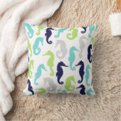 Cooles Seepferdmuster Kissen (Decke)