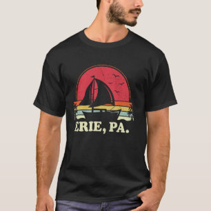 Cooles Segelboot Vintage Boot Segler Pennsylvania T-Shirt