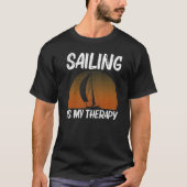 Cooles Segeln für Männer Segelboot Segelboot T-Shirt (Vorderseite)