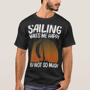 Cooles Segeln für Männer Segelboot Segelboot T-Shirt