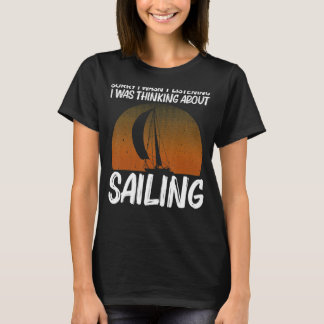 Cooles Segeln für Männer Segelboot Segelboot T-Shirt