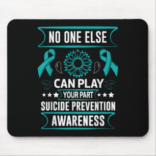 Cooles Selbstmordbewusstsein Niedliches Bewusstsei Mousepad