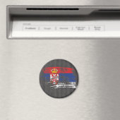 Cooles serbisches Flaggendesign Magnet (In Situ (Geschirrspüler))