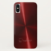 Cooles Shiny Radial Steel Metal Case-Mate iPhone Hülle (Rückseite)