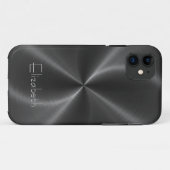 Cooles Shiny Radial Steel Metal Case-Mate iPhone Hülle (Rückseite (Horizontal))