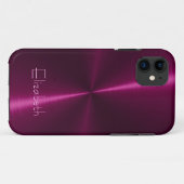 Cooles Shiny Radial Steel Metal Case-Mate iPhone Hülle (Rückseite (Horizontal))