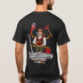 cooles Shirt mit futuristischem Steampunkteber (Rückseite)
