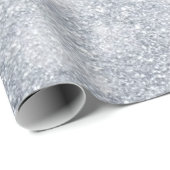Cooles Silber Funkelnd Template Beste Elegante Mod Geschenkpapier (Rolleneckpunkt)