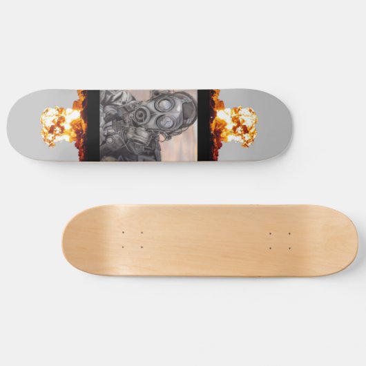 Cooles Skateboard für nukleare Explosion (Horizontal)