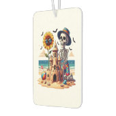Cooles Skelett am Strand Autolufterfrischer (Links)
