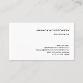 Cooles Skelett in einem Top Hat Halloween Visitenkarte (Rückseite)