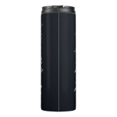 Cooles Skelett Name Thermosbecher (Rückseite)