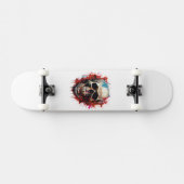 Cooles Skelett Skateboard (Horizontal)