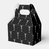 Cooles Skelettmuster Geschenkschachtel (Rückseite)