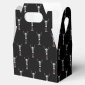 Cooles Skelettmuster Geschenkschachtel (Geöffnet)
