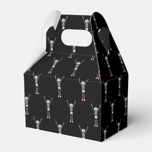 Cooles Skelettmuster Geschenkschachtel (Vorderseite)