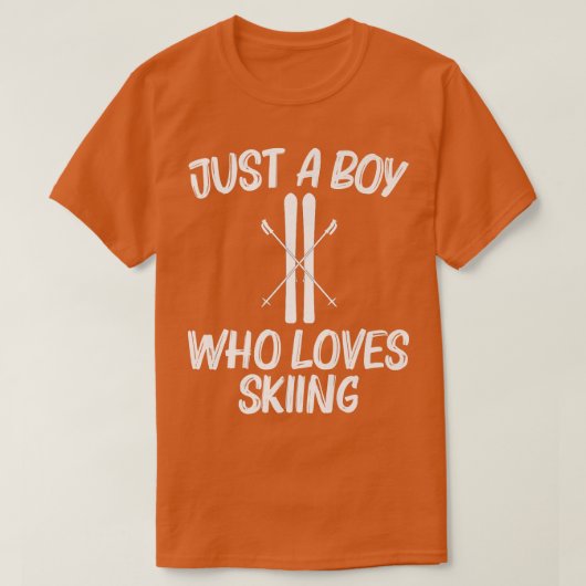 Cooles Skifahren für Jungen Kinder Skifahren Snowb T-Shirt (Design vorne)