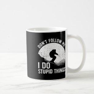 Cooles Skifahren für Männer Frauen Schnee Skifahre Kaffeetasse