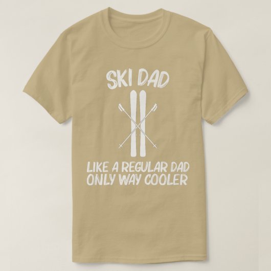 Cooles Skifahren für Vater Pater Ski Snowboard gew T-Shirt (Design vorne)