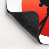 Cooles Skifahren Sun Mousepad (Ecke)