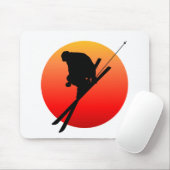 Cooles Skifahren Sun Mousepad (Mit Mouse)