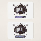 Cooles Skihelm (Vorne & Hinten)