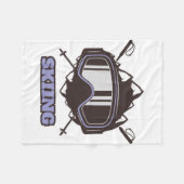 Cooles Skihelm Fleecedecke (Vorderseite (Horizontal))