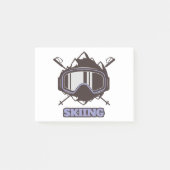 Cooles Skihelm Post-it Klebezettel (Vorderseite)