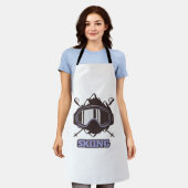 Cooles Skihelm Schürze (Getragen)