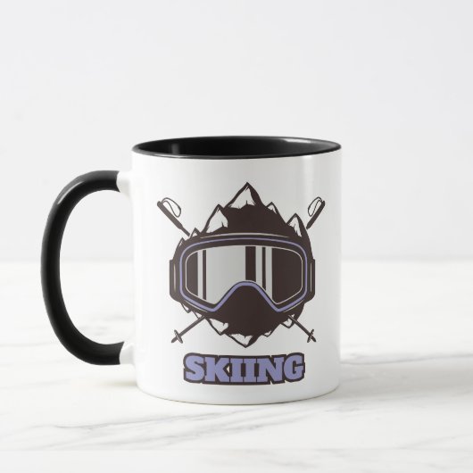 Cooles Skihelm Tasse (Links)