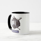 Cooles Skihelm Tasse (Vorderseite Links)