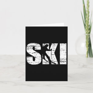 Cooles Skilaufen für Skifahrer Karte
