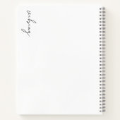 Cooles Skull-Notebook | Vibin’ Ästhetik Journal Notizblock (Rückseite)