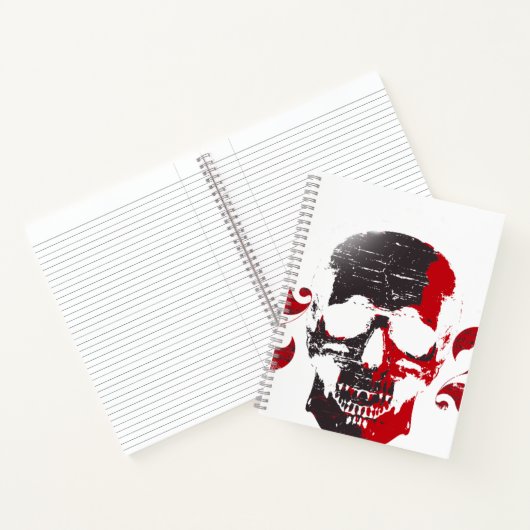 Cooles Skull-Notebook | Vibin’ Ästhetik Journal Notizblock (Innenseite)