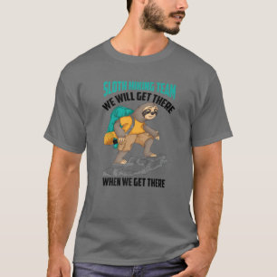 Cooles Sloth Wanderteam Funny Lazy Backpacking S T-Shirt