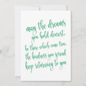 Cooles Smarald Green St Patrick's Day Party Script Einladung (Vorderseite)