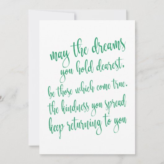 Cooles Smarald Green St Patrick's Day Party Script Einladung (Vorderseite)