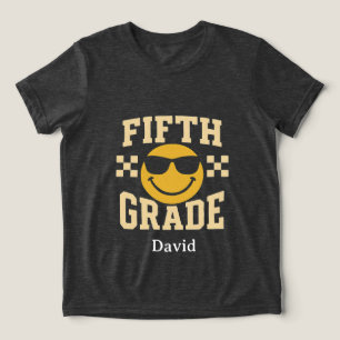 Cooles Smile-Design für die fünfte Klasse Tri-Blend Shirt