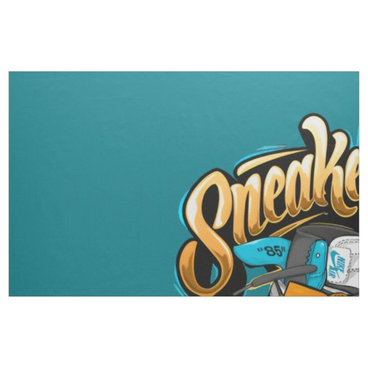 cooles Sneaker-Baumwollgewebe Stoff (Fat Quarter (45,7 x 55,9 cm))