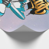 cooles Sneaker-Packpapier Geschenkpapier (Ecke)