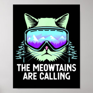 Cooles Snowboard für Männer Frauen Kinder Skiliebh Poster