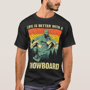 Cooles Snowboard für Männer Snowboarden Skifahren T-Shirt